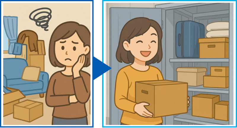 収納不足が解決してすっきり